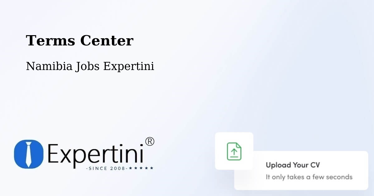 Terms of Service – Otavi - Namibia Jobs Expertini